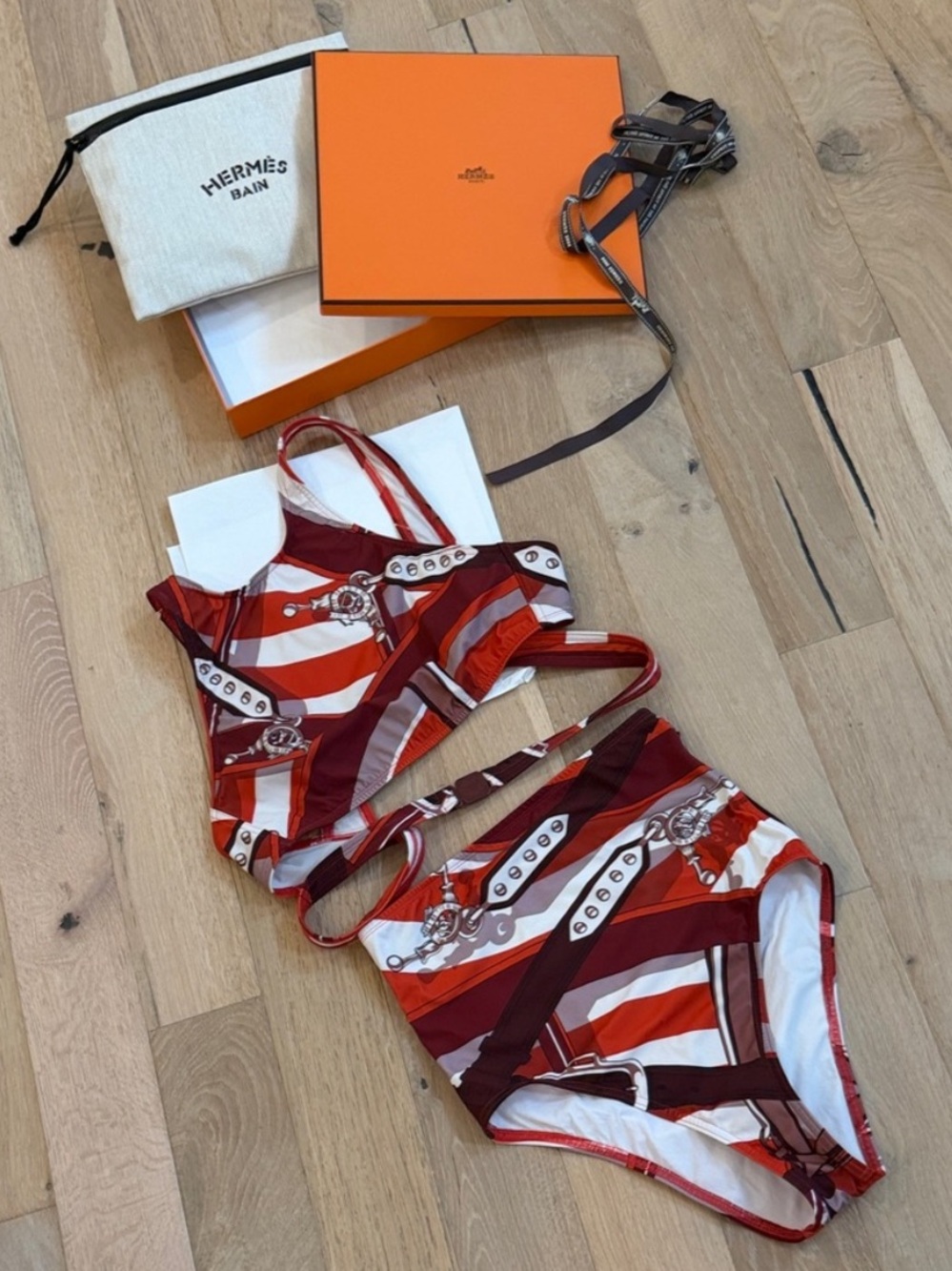 HERMES - Gorgeous and Authentic Two-Piece Swim EUC